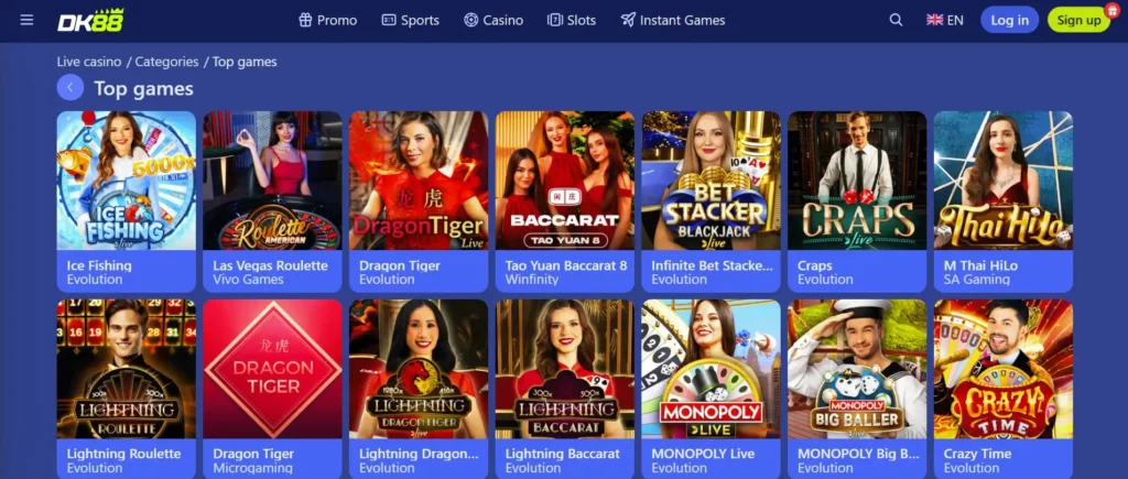 Live Casino DK88 Singapore