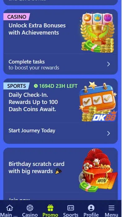 App Bonuses & Promotions
