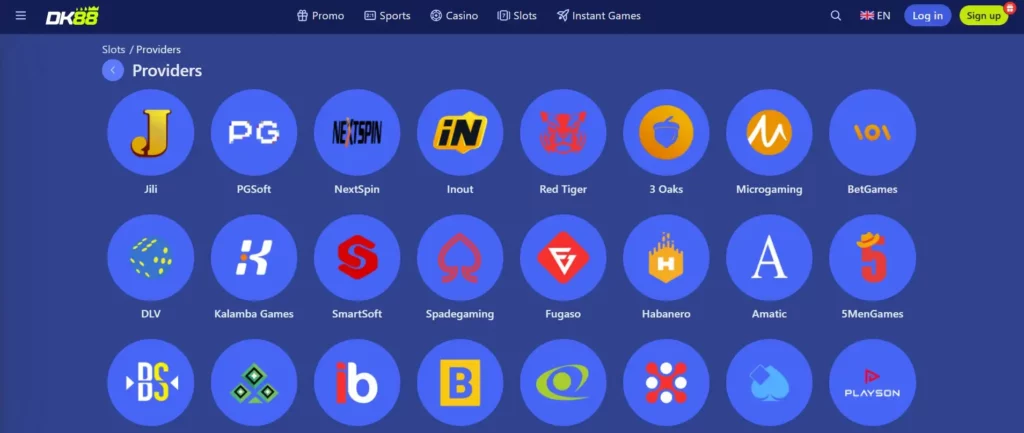 Game Providers DK88 Casino